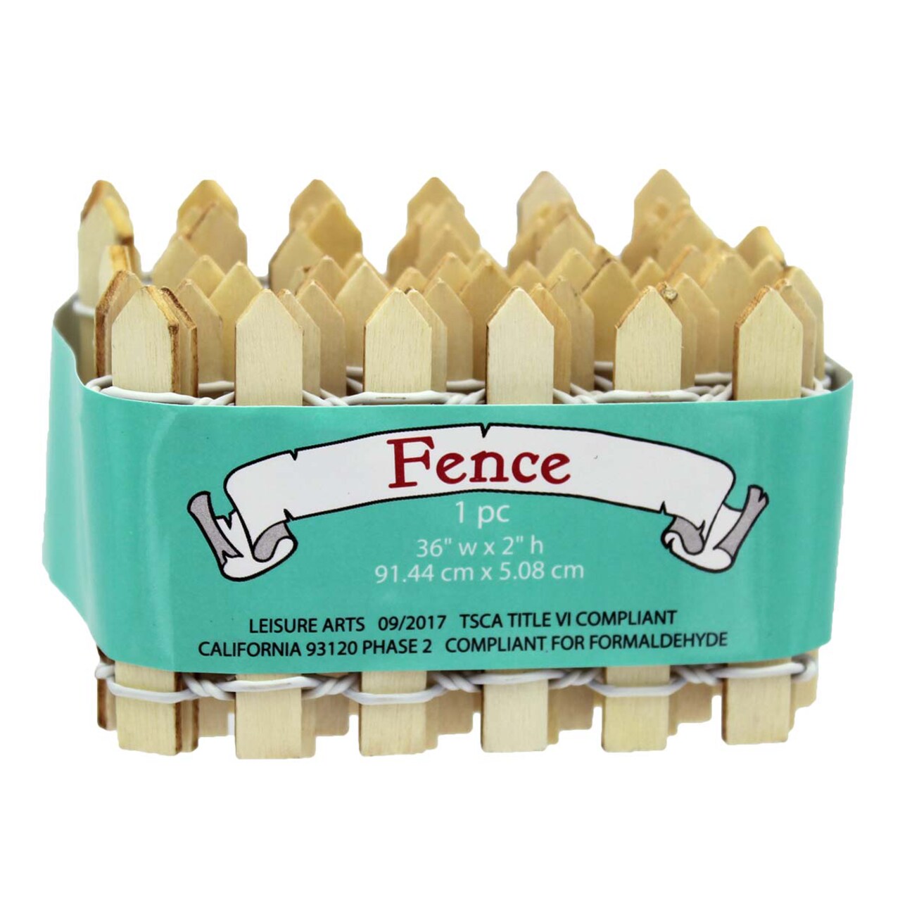 Leisure Arts Garden Fence Fairy 36"x2" - Fairy Garden, Fairy Garden Accessories, Fairy Garden Kit, Fairy House, Fairy Garden Decor, Fairy Garden House, Fairy Garden Accessories Outdoor